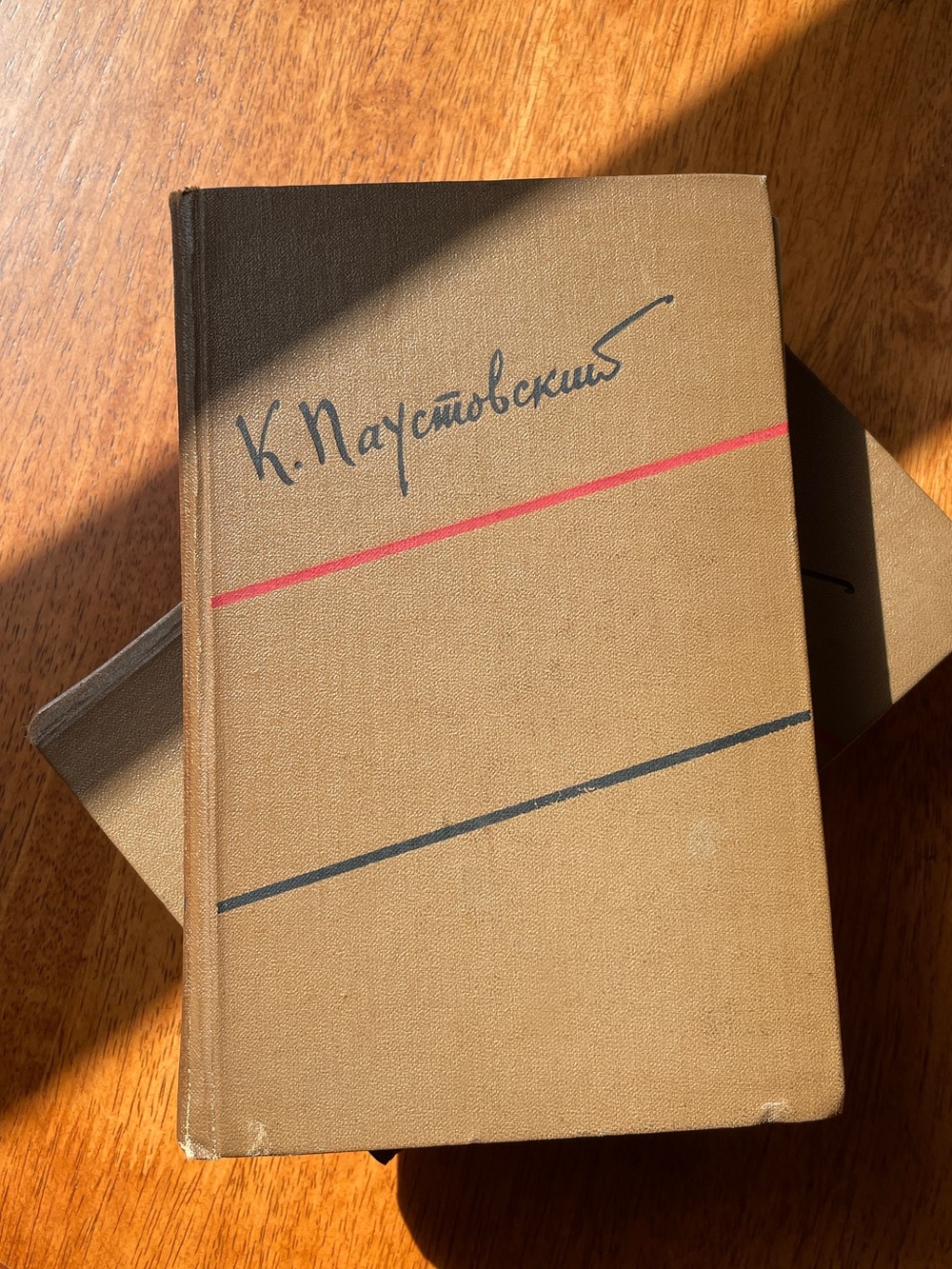 Paustovsky Konstantin Russian Literature book 1 & 2 Hardcover